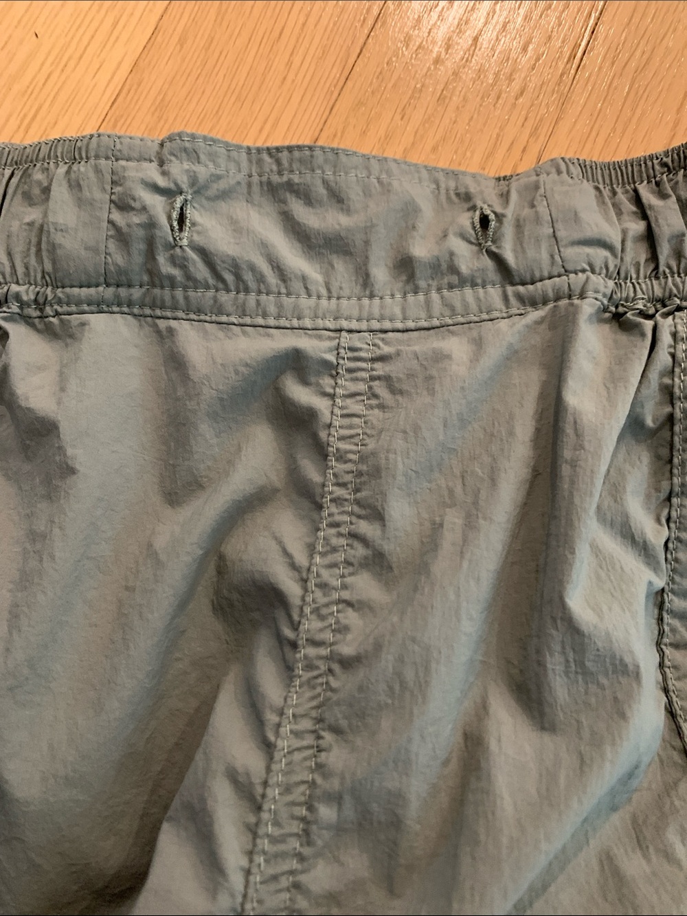Daily Practice Anthropologie Parachute Baggy Cargo Pants Light Green Small - Picture 3 of 8